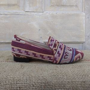 Aztec Fabric Loafer Shoes
